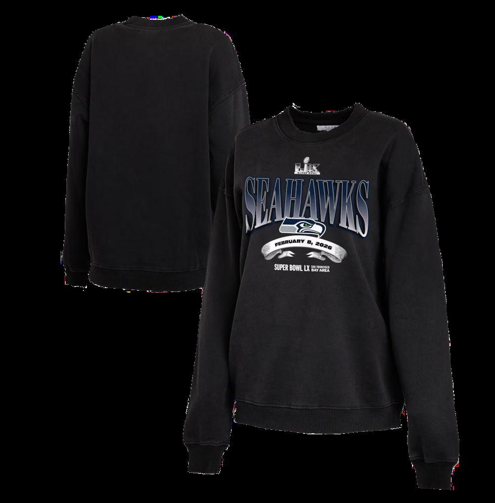 Men 2026 Nike NFL Seattle Seahawks long sleeved T-shirt black 015->->Sports Accessory